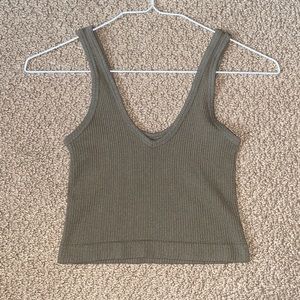 Urban Outfitters Drew Seamless Ribbed Bra Top